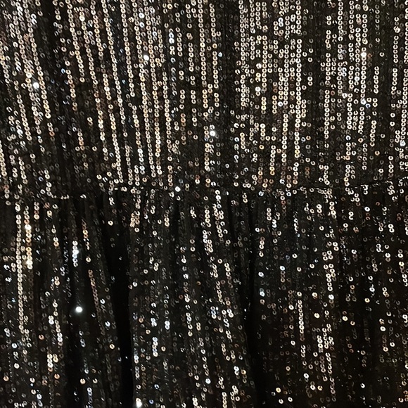 New with tags Melloday black sparkly cocktail dress size small - Picture 4 of 4